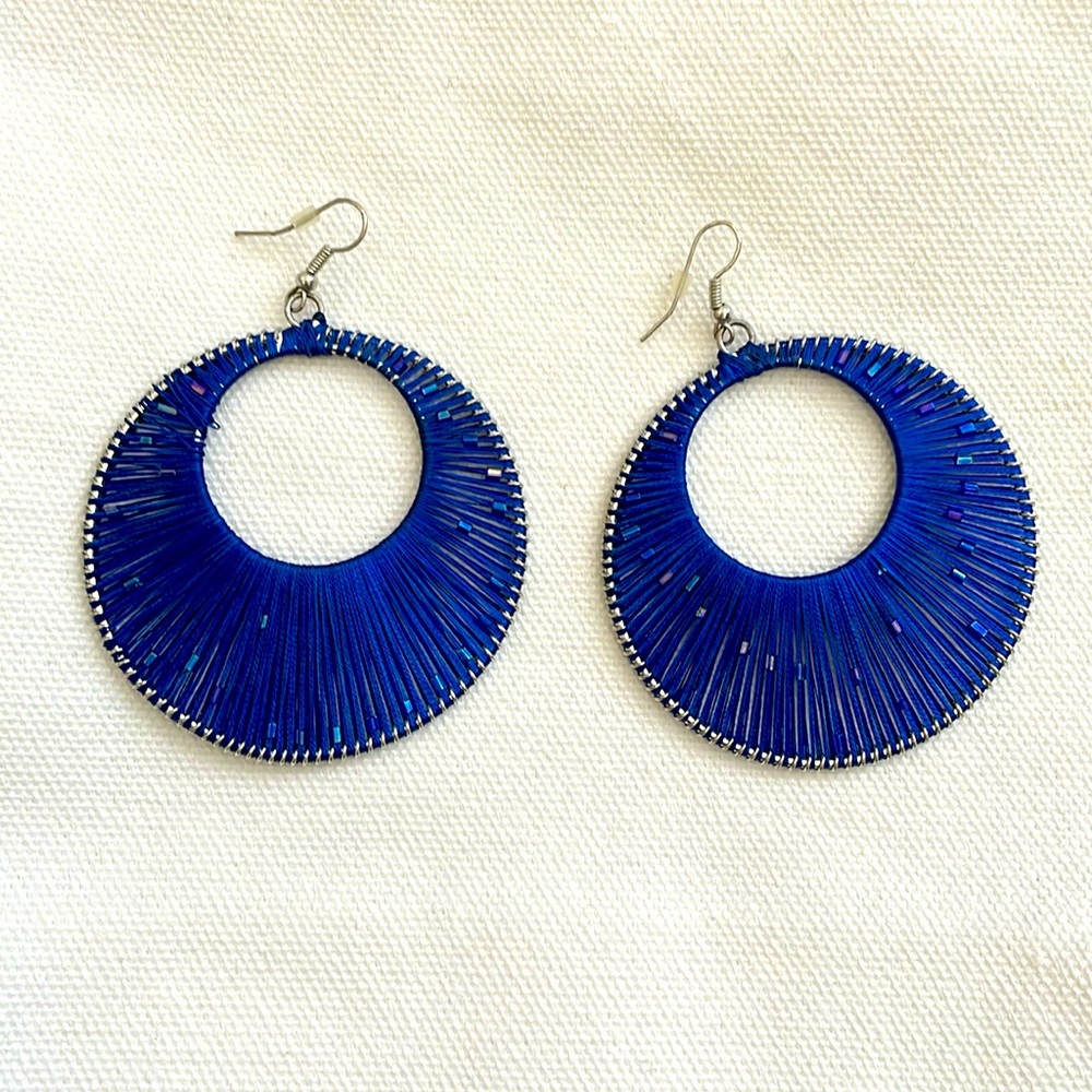 Blue earrings